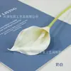 No. 6 Lirios de Calas de un Solo Tallo Artificiales Eva Flor de Calas Falsa Arreglo de Boda Flor Artificial Decoración del Hogar Flor de Mesa Flor Falsa