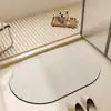 Tapetes de Piso de Tierra de Diatomeas Personalizables, Tapetes Sencillos para Puerta de Baño, Absorbentes de Agua, Secado Rápido, Resistentes a la Suciedad, Antideslizantes