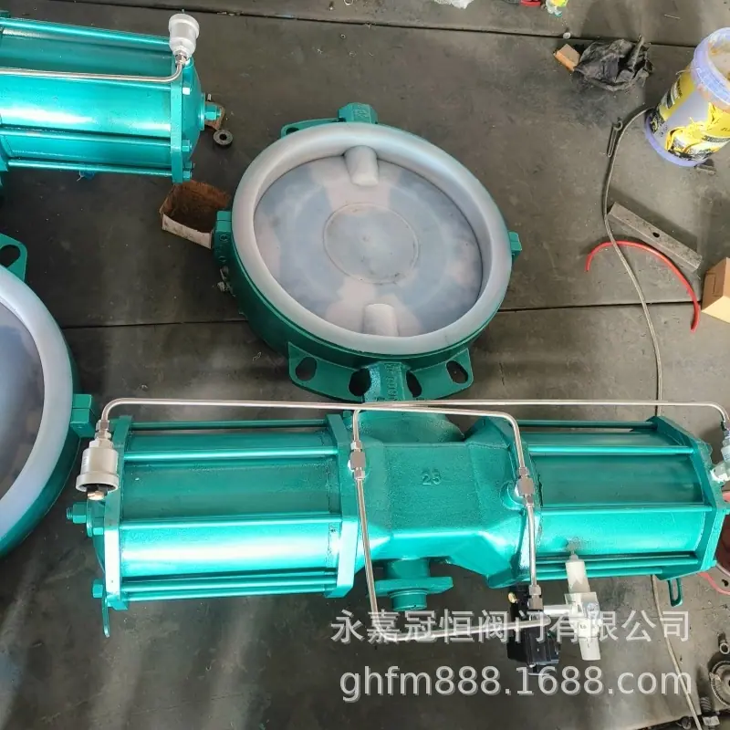 D671F46气动衬氟蝶阀