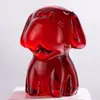 Figurillas de Perro de Cristal de los Doce Animales del Zodiaco: Perro, Rata, Dragón, Serpiente, Caballo, Oveja, Mono, Gallo, Cerdo y Perro Adornos para Manualidades de Sala de Estar y Decoraciones del Zodiaco