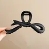 Pinza para el pelo grande y moderna para mujer, elegante y sofisticada, pinza para el pelo exquisita, pinza de tiburón simple para primavera-verano