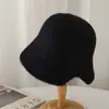 Venta al por mayor 2025 Otoño e Invierno Nuevo Sombrero de Pescador para Mujer, Sombrero de Cubo de Piel Sintética de Visón de Invierno, Moda Estilo Coreano Sombrero de Felpa de Invierno