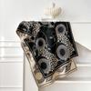 Bufanda de Imitación Cachemir Nueva para Otoño e Invierno Moda Femenina Versátil Retro Tendencia Shawl Bufanda con Estampado de Leopardo Transfronteriza Europea y Americana Otoño e Invierno