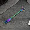 Acero Inoxidable Creativo Hoja Tenedor Postre Hoja Regalo Tenedor Fruta Popular Cuchillo de Mesa Vajilla Hogar Juego de Cuchillo y Tenedor