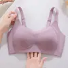 Roupa Íntima Feminina de Novo Estilo para o Verão, Fina, Confortável, Respirável, Anti-Queda, Efeito Push-Up, Sem Costura, Tamanho Grande