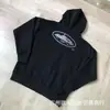 Moletom com capuz Alcatraz CORT europeu e americano transfronteiriço, estampa de letras estilo hip-hop street wear, jaqueta casual larga com zíper para o inverno