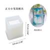 Molde de Silicona para Portalápices Grande DIY Patrón Hexagonal Redondo Pequeño Molde para Portalápices Grande Venta al por Mayor en Stock