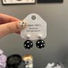 Brincos de Argola com Pedra Olho de Tigre para Meninas Outono e Inverno 2025 Novo Estilo Quente Brincos Retrô Temperamento Luxo Leve Brincos de Alta Qualidade