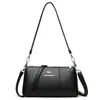 Bolso de Piel Suave para Mujer 2026 Nueva Moda Versátil Bolso de Hombro Cruzado Bolso Casual Simple para Mamá para Mujeres de Mediana Edad