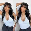 Peluca de venta caliente en AliExpress para mujer, pelo largo, moda, flequillo al aire, peluca de pelo largo liso, peluca, tocado, fábrica, en stock