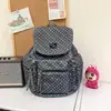 Mochila Coreana de Lunares 2026 para Mujer, Mochila Casual para el Trabajo con Múltiples Bolsillos, Diseño Elegante para Estudiantes Universitarios
