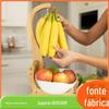 Bandeja de bambu prato de frutas prato de lanche estilo europeu prato de exposição de alta qualidade moderno prato de frutas criativo com suporte de banana