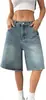 Marca Independente Verão 2026 Novos Shorts Jeans Versáteis Femininos, Calças de Cinco Pontos Estilo Americano Elegantes Atacado