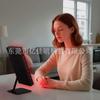 Lámpara de Terapia Infrarroja, Lámpara Calefactora de Luz Roja Infrarroja Lejana, Soporte Portátil, Lámpara LED de Escritorio para Belleza, 200W Infrarroja
