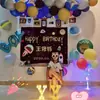 Mesa globo flotante luminoso globo infantil árbol ventosa columna de suelo soporte suelo Camino plomo guardería escuela decoración flotante