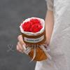 Mini Flores de Bolso Rosa Flores de Sabão Artificiais Lembranças de Formatura Dia dos Namorados Buquês Artesanais Atacado Transfronteiriço