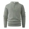 Suéter Masculino de Inverno 2026 Estilo Old Money Falso Duas Peças Casual Moda Malha Pulôver Top