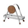 Suporte para Tábua de Corte de Aço Inoxidável para Cozinha Bancada Madeira de Faia Suporte para Tampas de Panela Tábua de Corte Armazenamento Doméstico Suporte para Tábua de Corte Escorredor para Tábua de Corte