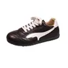 Zapatos Retro Rojos Forrest Gump para Mujer Otoño Nuevo Punta Redonda Tacón Oculto Suela Gruesa Ligeros Cómodos Zapatos Deportivos Casuales