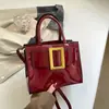 Bolsa Quadrada Pequena da Moda, Simples, Estilosa, Casual para Mulheres, Única e Esteticamente Agradável, Bolsa Transversal Tendência Retro de Nicho para o Dia a Dia