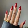 Unhas postiça personalizadas, 30 peças, formato amêndoa, com design de cachimbo d'água, impressas usando uma técnica especial de impressão, fabricadas por uma fábrica conceituada