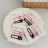 Pasador de Metal para Gotas de Aceite con Puntos de Colores para Mujer, Pinza de Pato Ondulada Dulce y Linda, Pinza de Pico de Pato sin Marcas para Flequillo de Chica Dulce y Cool, Maquillaje