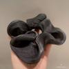 2023 Nuevo Estilo Coreano Estilo Francés Organza Plisado Anillo de Bol Grande Elegante Simple Anillo para Cabello de Bola de Cola de Caballo Cuerda para el Cabello para Mujeres