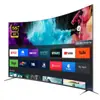 Tela de LED Curva para TV de 55 polegadas Ultra-Alta Definição 4K Smart Android TV de Rede Fábrica Comércio Exterior Exportação