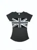 Camiseta vintage de manga corta para mujer estilo Y2K, bloques de color, corte ajustado, top cropped moderno