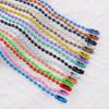 Accesorios de joyería DIY al por mayor cadena de cuentas de colores cadena colgante cadena de cuentas con pintura para hornear cadena de disco pequeño gu Ka cadena para llaves