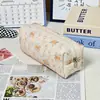 Venda Direta da Fábrica Nova Bolsa de Armazenamento Bolsa de Lápis Resistente a Manchas Estilo Ins Feminino Grande Capacidade Nicho Não Colidente Papelaria Bolsa de Cosméticos