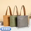 Bolsas de Tote de Papel Dupont Resistentes al Desgarro e Impermeables al por Mayor en Stock, Bolsas de Compras de Papel Dupont Lavables de Moda Vintage Promocionales Hechas a Medida
