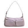 Bolsas para Mulheres Estilo Coreano Moda de Luxo Bolsa de Ombro 2025 Nova Tendência Nicho Bolsa de Axila Bolsa Transversal Simples Casual