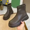 Botas Martin casuales de moda para mujer, colección otoño/invierno 2026, talla pequeña, botines con suela gruesa que aumentan la altura, estilo transfronterizo.