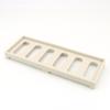 Bandeja de Aromaterapia de Silicona Secado Rápido Almacenamiento de Baño Estante de Almacenamiento sin Perforaciones para Tocador Estante de Drenaje para Lavabo Caja de Almacenamiento