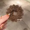 Goma para el Pelo de Felpa tipo Cable de Teléfono para Otoño e Invierno para Mujer, Elegante Cuerda para Recoger la Cola de Caballo o Hacer un Moño, Accesorio Versátil y Elegante para el Cabello