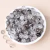 Contas Soltas de Cristal Fantasma Verde Puro Natural de Alta Qualidade, Contas Redondas, Acessórios da Moda, Materiais para Miçangas que Embelezam o Ambiente DIY