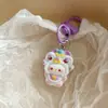 Llavero de León de Año Nuevo Gato KT Colgante de Dibujos Animados Lindo Colgante para Bolsa Accesorios para Mochila Regalo de Año Nuevo Novia