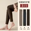 Calcetines Largos Gruesos con Forro de Felpa para Mujer, Calcetines Calientes hasta la Rodilla para Invierno, Calentadores de Piernas Resistentes al Frío