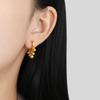 Aço Titânio Coreano Novo Ins Estilo Doce e Descolado Borla Contas Coração Brincos Fashion Elegante Versátil