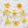 Pan de Animales Comida Juego Dibujos Animados Mini Accesorios de Resina Pegamento de Crema Papelería DIY Pegatina Pasador Funda de Teléfono Móvil Parche Lote