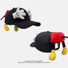 Gorra de Béisbol con Dibujo de Trasero Lindo para Mujer Verano 2025 Versátil Adelgazante Facial Viaje Foto Sombrilla Protección Solar Gorra de Pico
