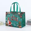 Bolsa No Tejida Recubierta Transfronteriza Bolso de Mano Navideño Embalaje de Ropa Personalizado Bolso de Compras Plegable Estéreo
