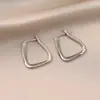 Brincos de Pérola Novo Estilo, Sensação de Luxo Leve e de Alta Qualidade, Brincos de Feriado Atacado, Presilhas de Metal Simples, Argolas, Brincos de Argola Lisos