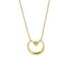 Collar coreano de acero de titanio con estrella brillante dulce y linda para mujer, cadena de clavícula Joker de alto sentido, accesorios de red roja al por mayor
