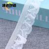 Encaje auricular elástico Muer, encaje de cristal transparente, hilo de nieve de seda, encaje pequeño, vestido de novia, accesorios decorativos DIY