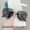 P29039 Gafas de Sol Polarizadas Clásicas de Sapo para Hombre Metálicas Poligonales Gafas de Sol para Conducir Estilo Coreano Modernas para Viajes a la Costa