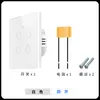 Interruptor Inteligente Táctil Wifi Tuya Fuego Único/Cero Fuego Control por Voz Alexa Google Control Remoto del Hogar Control de Luz