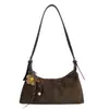 Bolso Cruzado de Cuero Suave Esmerilado de un Solo Hombro Moda Versátil para el Trabajo Bolso de Mano Gran Capacidad Bolso de Axila Venta al por Mayor Personalización Bolso para Mujer
