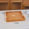 Cesta de Frutas de Mimbre Sintético Tejida a Mano Cesta de Almacenamiento de Snacks para Supermercado Caja para Frutas y Verduras Cesta de Pan Bandeja Rectangular